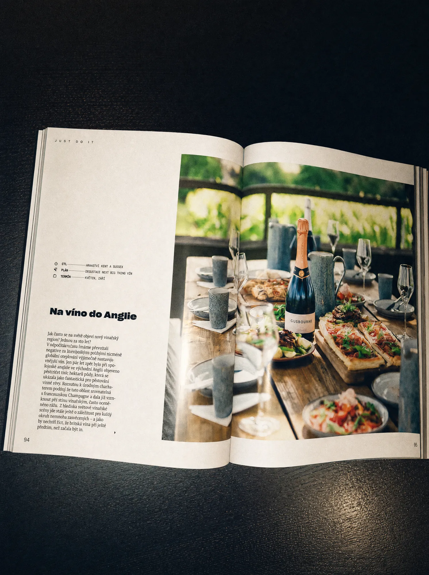 Luxury Travel Digest food and travel photography layout